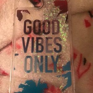 Good vibes only phone case/6,7,8 plus